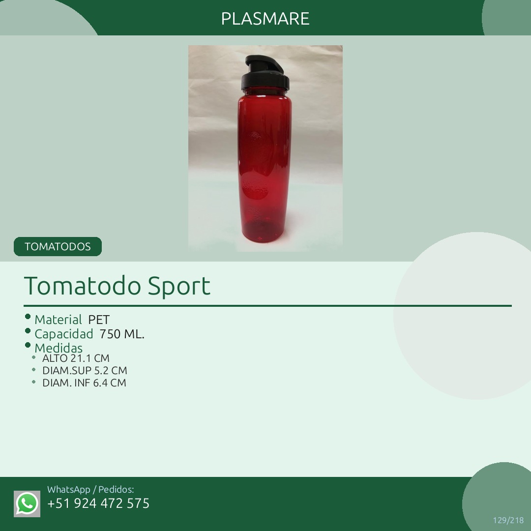 Tomatodo Sport — Plasmare