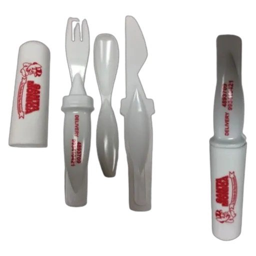 Set de Cubiertos con Tapa — cocina plástico personalizable | Plasmare