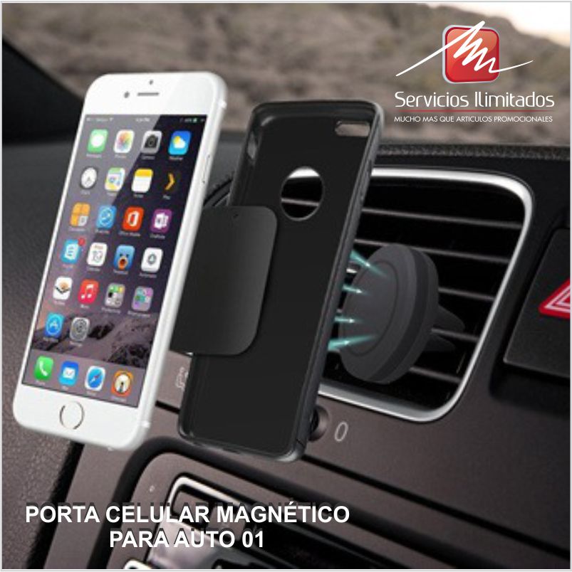 PORTA CELULAR MAGNETICO PARA AUTO - Accesorios Celular Plasmare