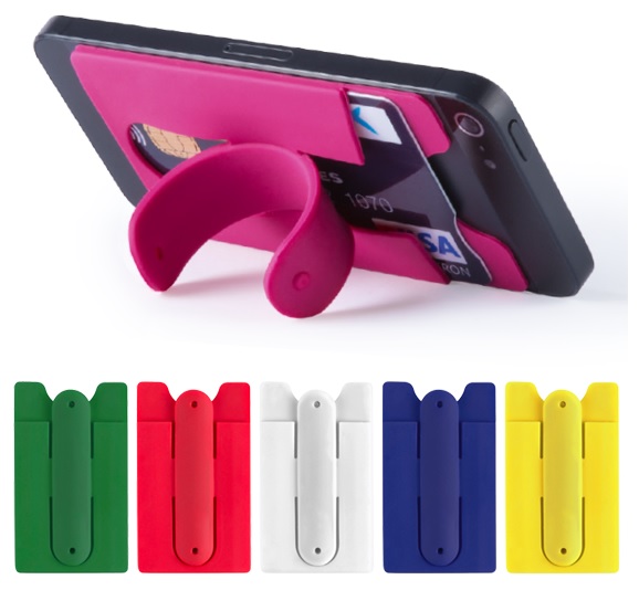 Soporte Tarjetero En Silicona 1 - Accesorios Celular Plasmare