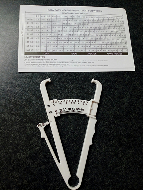 MEDIDOR GRASA CORPORAL MAS CHART - Accesorios Plasmare