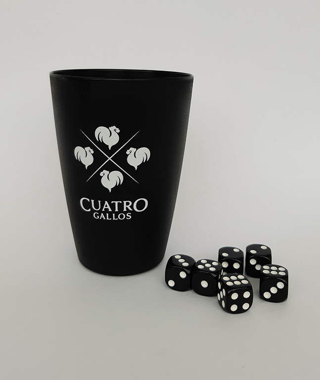 VASO CON DADOS - Bar Plasmare