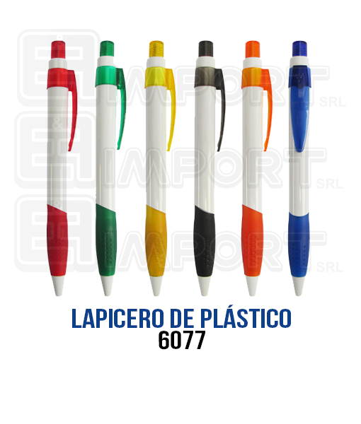 Lapicero De Plastico 6077 - Lap Plástico Plasmare