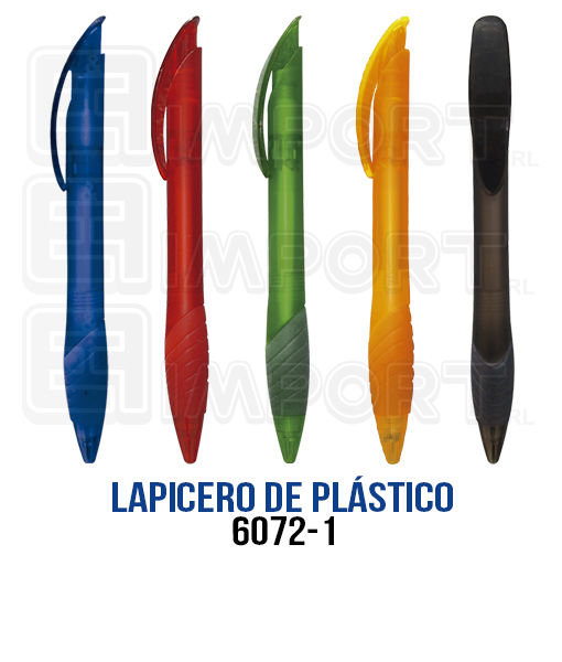 Lapicero De Plastico 6072 1 - Lapiceros Plasmare