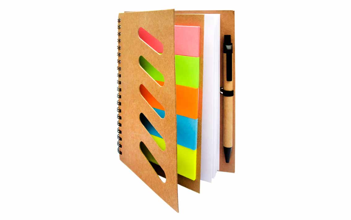 Libreta Con Lapicero Y Post It R 6305 - Libretas Ecológicas Plasmare