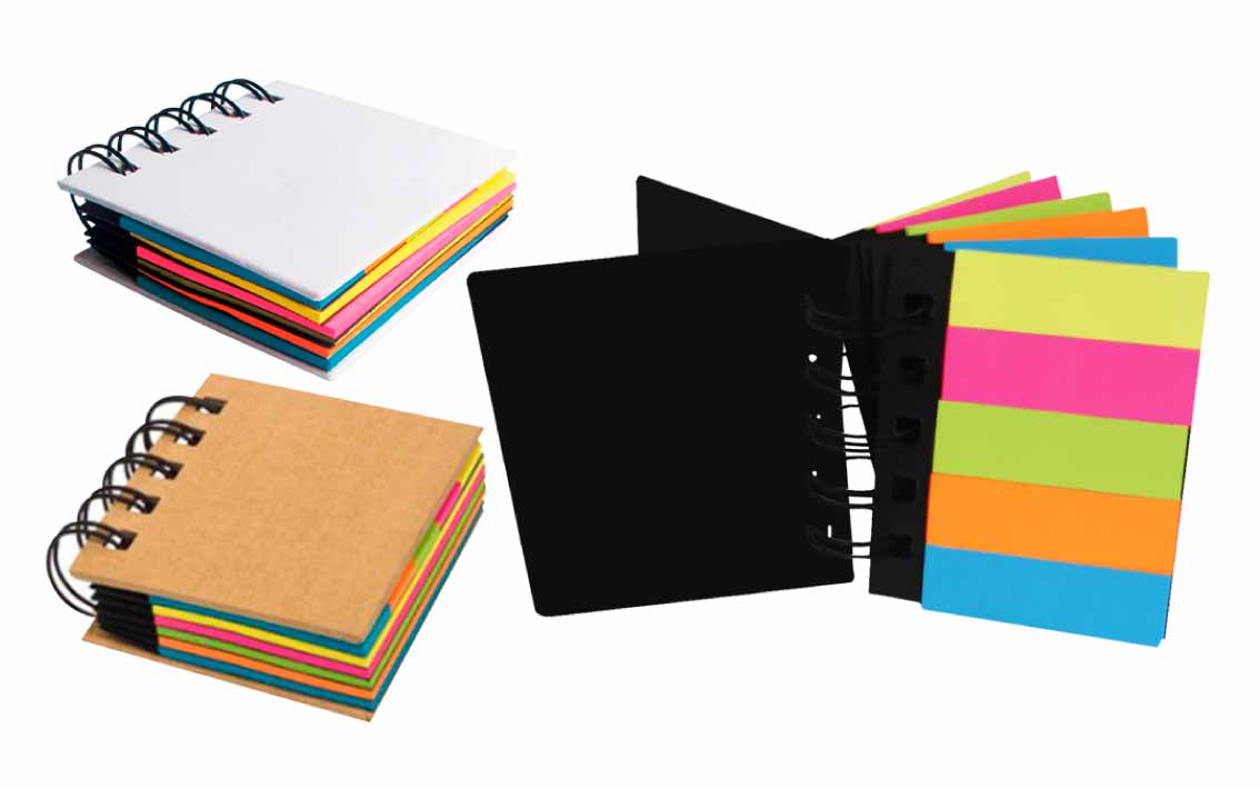 Libreta Con Post It SFPS 6027 2 - Libretas Ecológicas Plasmare