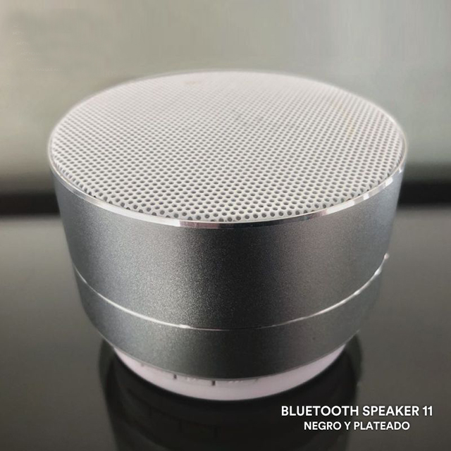Bluetooth SPEAKER 11 Plateado - Parlantes Bluetooth Plasmare