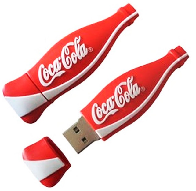 USB Microinyectado Coca Cola - USB Plasmare